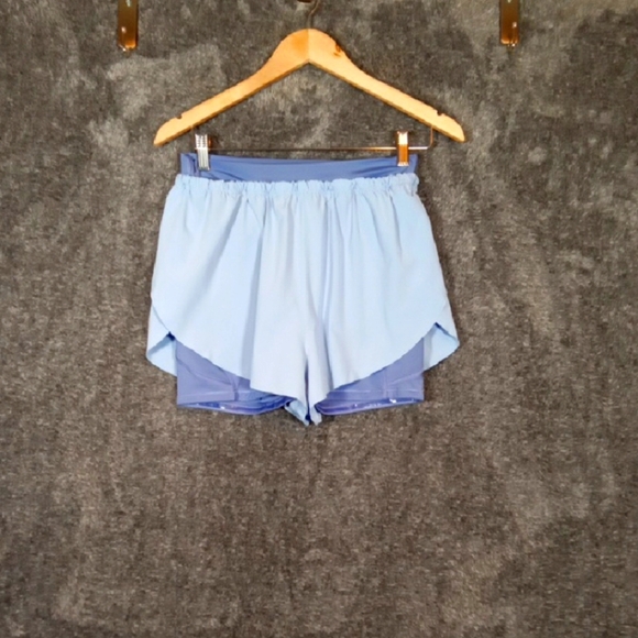 Athleta Mile Marker 2in One Running Shorts Outdoors Gym Womens S/P - Picture 1 of 13